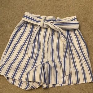 Boden paper bag shorts